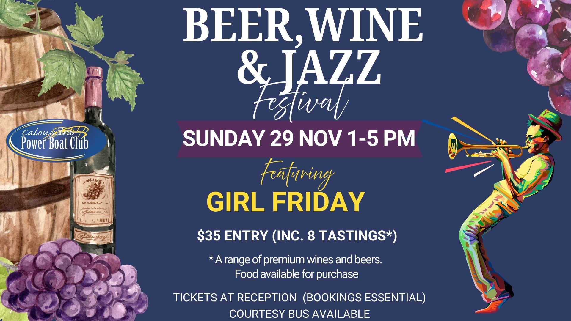 BEER,WINE & JAZZ 2026